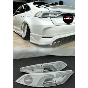 Toyota Corolla clear white tail lights