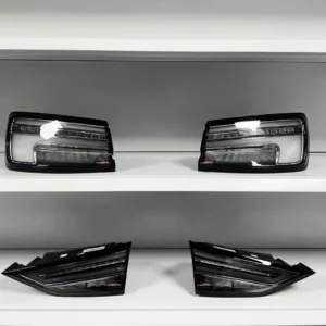 Audi A3 tail lights Clear Black Venom style main