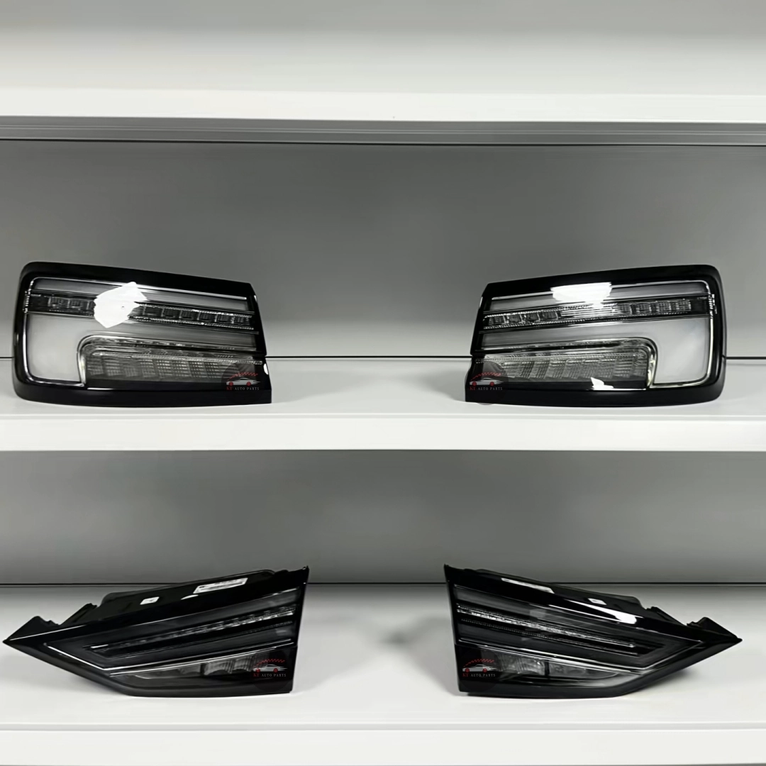 Audi A3 tail lights Clear Black Venom style main