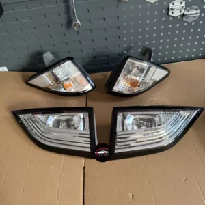 Nissan Quest tail lights Clear Black Venom style main