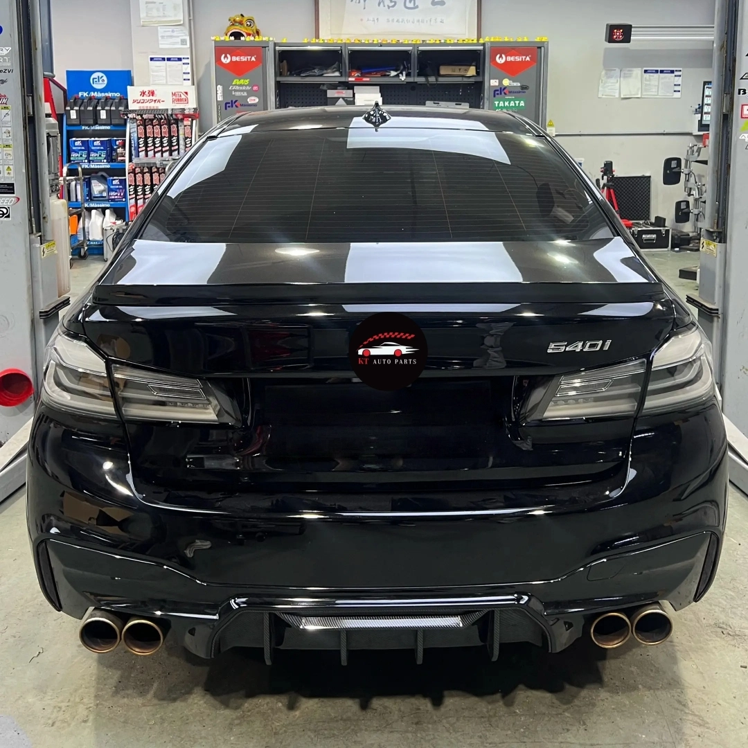 BMW 5 Series Black tail lights OEM cores handcrafted