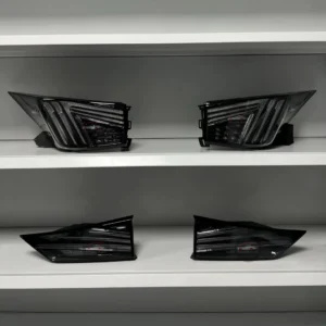 Lexus IS tail lights Clear Black Venom style main