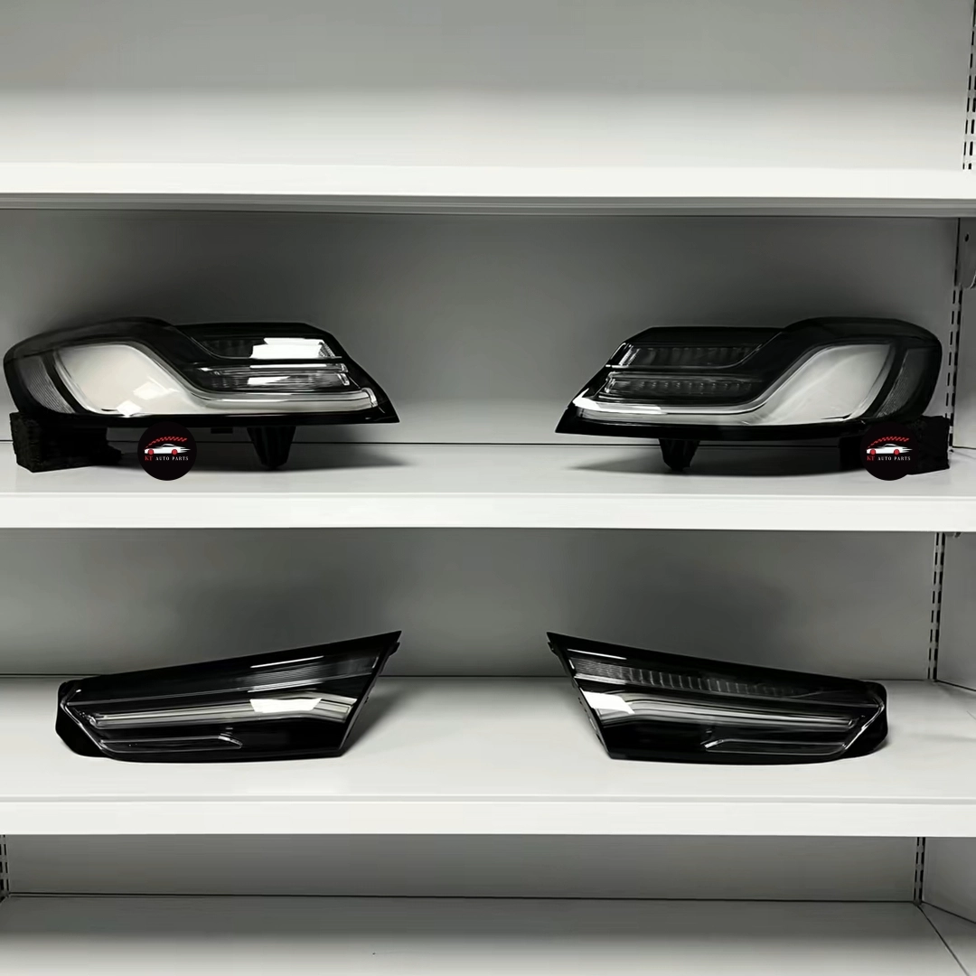 BMW 8 Series tail lights Clear Black Venom style main