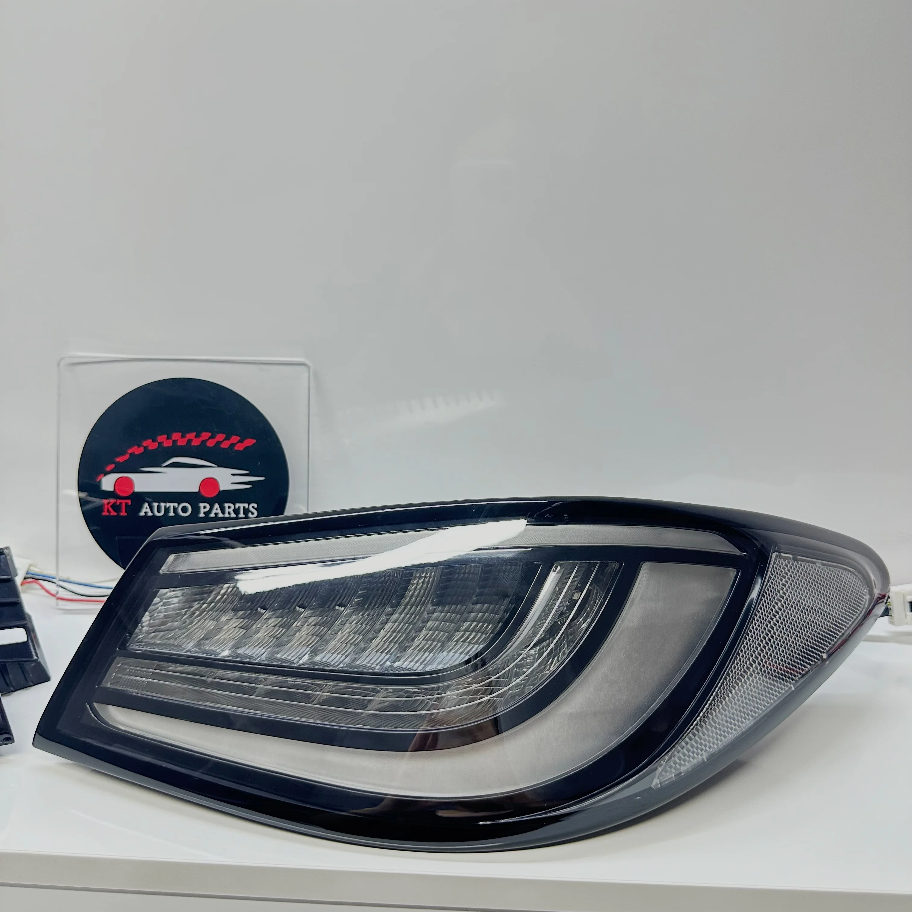 Infiniti Q60 custom taillights with L-shaped signature