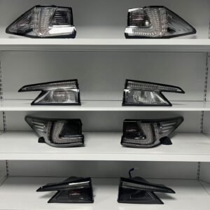 Lexus RC tail lights Clear Black Venom style main