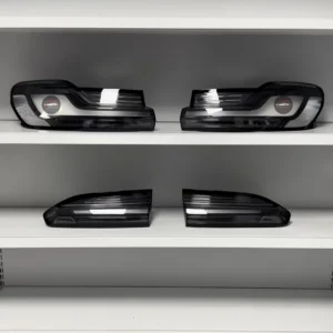 BMW X4 G02 tail lights Clear Black Venom style main view