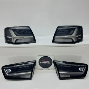 Audi A6 C7 custom taillights - Black Venom Clear Lens C7.5 2016-2018 main view