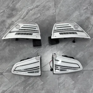 VW Golf MK7 5 tail lights - White Warrior Clear Lens for 7.5 hatchback 2017-2021 main view