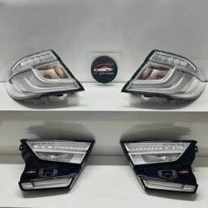 Honda Accord 10th gen tail lights - Black Venom Clear Lens for 2018-2022 Accord main view
