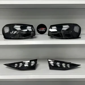 Audi A3 clear tail lights - Black Venom Clear Lens 8Y Sedan main view
