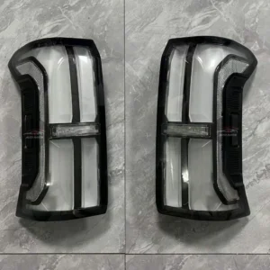 Toyota Tacoma tail lights - Black Venom Clear Lens main view